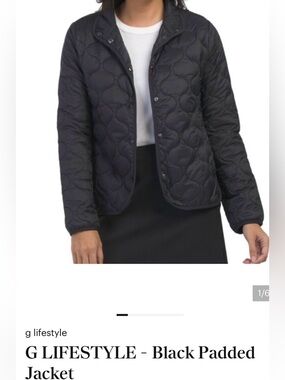 G Lifestyle  - Black Padded jacket , like new, M